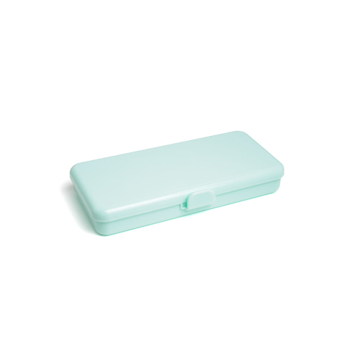Пластиковый контейнер для хранения прямоугольный, мятный
