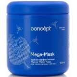 КОНЦЕПТ Маска МЕГА-Уход для слабых и поврежденных волос 500 мл. Салон Тотал Репейр
