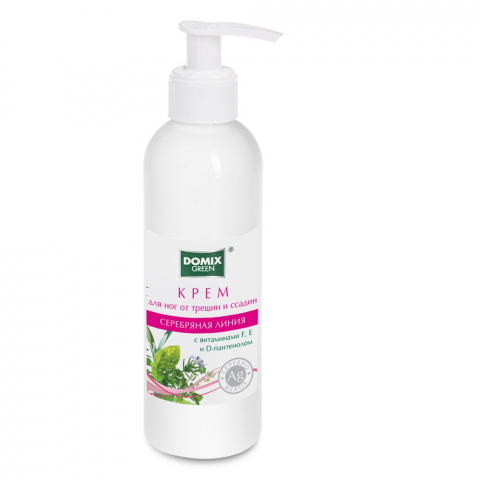 DGP Крем для ног От трещин и ссадин с наносеребром, 200 мл.