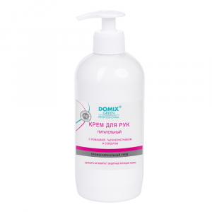 DGP Крем для рук Питательный с ромашкой, тысячелистником и серебром, 500 мл.