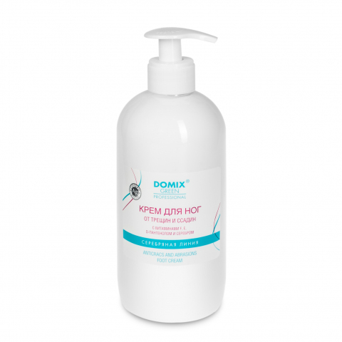 DGP Крем для ног от трещин и ссадин с витаминами E.F.D, пантенолом и серебром, 500 мл.