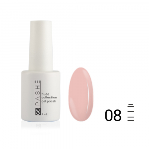 Гель-лак PASHE Nude Collection №08 камуфлирующий бисквитный, 9 мл.