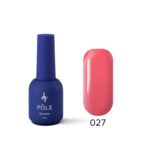 Цветной гель-лак POLE Роскошь №027 Розовое озеро, 10 мл.