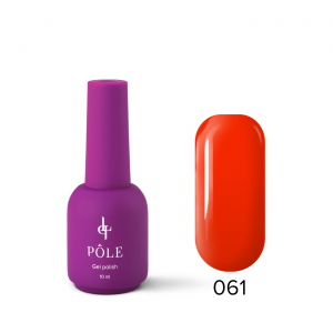 Цветной гель-лак POLE Роскошь №061 Зимняя рябина, 10 мл.