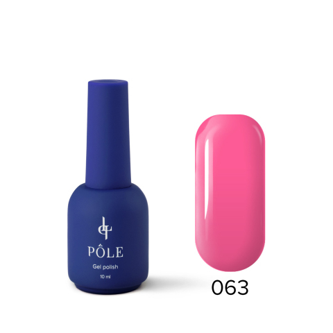 Цветной гель-лак POLE Роскошь №063 Сахарная вата, 10 мл.