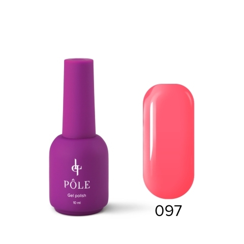 Цветной гель-лак POLE Роскошь №097 Яркая вспышка, 10 мл.