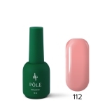 Цветной гель-лак POLE Роскошь №112 Ореховое латте, 10 мл.