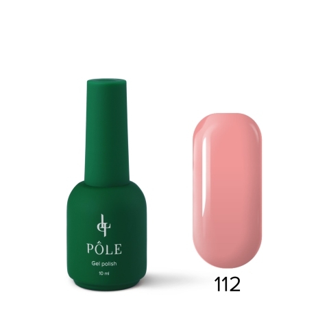 Цветной гель-лак POLE Роскошь №112 Ореховое латте, 10 мл.
