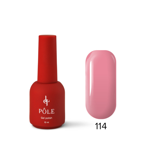 Цветной гель-лак POLE Роскошь №114 Любовное рандеву, 10 мл.
