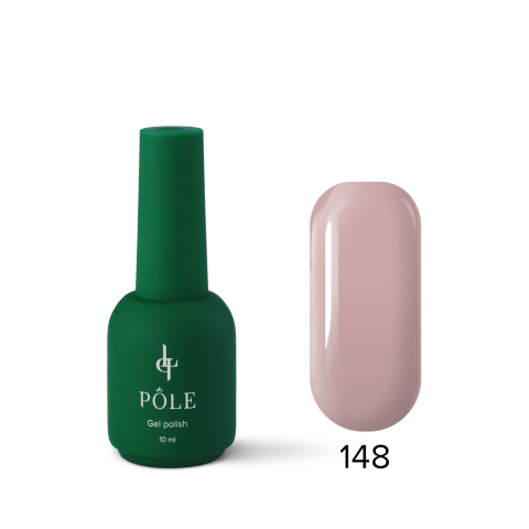 Цветной гель-лак POLE Роскошь №148 Кремовый шелк, 10 мл.