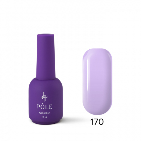 Цветной гель-лак POLE Роскошь №170 Сиреневые сны, 10 мл.