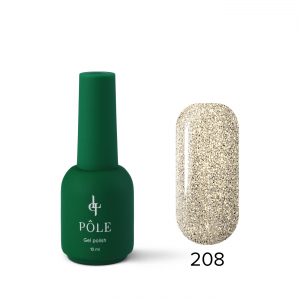 Цветной гель-лак POLE Роскошь №208 Шепот звезд, 10 мл.