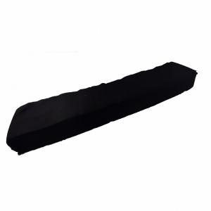 Воротнички 8*40 спанлейс чёрный White line № 100 пачка