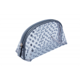 BG-12 grey Dewal Косметичка Горох серая, 19*8,5*11,5 см