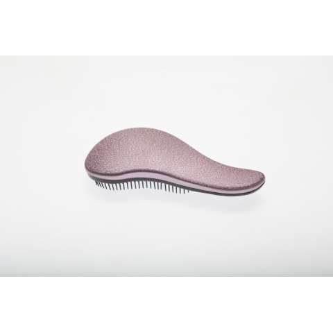 DBT-10 DEWAL Щетка массажная большая с ручкой, для легкого расчесывания волос, розово-черный