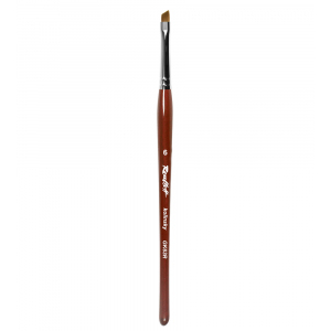 GK63R Кисть для геля Колонок наклонная №4