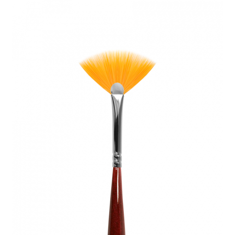 DС73R Кисть Веерная, синтетика рыжая №00