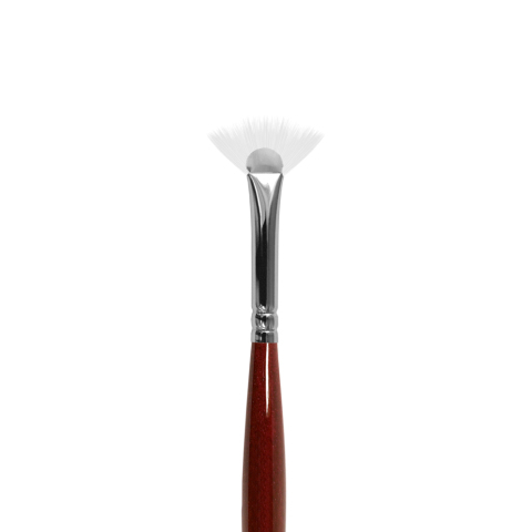 DW73R Кисть Веерная, белая синтетика №0