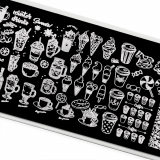 TNL Пластина для стемпинга №107 Premium - Winter sweets