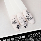 TNL Пластина для стемпинга №108 Premium - mini Kitty