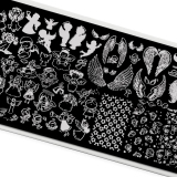 TNL Пластина для стемпинга №111 Premium - На крыльях любви