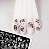 TNL Пластина для стемпинга №112 Premium - Свадьба мечты