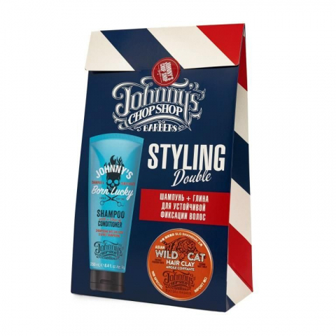 Johnny~s Chop Shop Набор Шампунь-кондиционер+глина