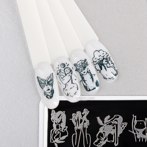 TNL Пластина для стемпинга №74 Premium