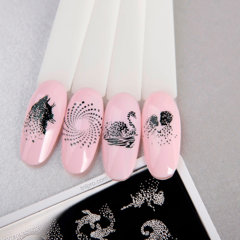 TNL Пластина для стемпинга №76 Premium