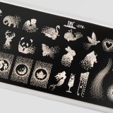 TNL Пластина для стемпинга №76 Premium