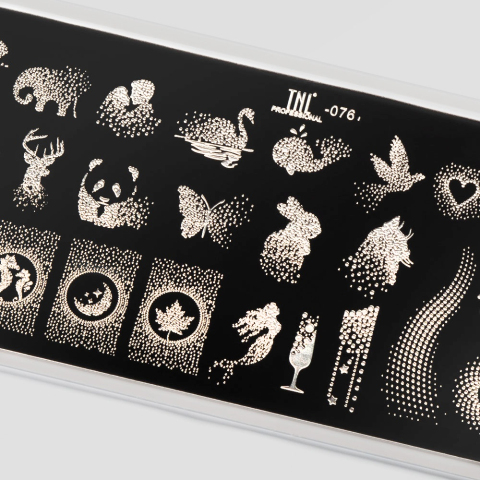 TNL Пластина для стемпинга №76 Premium