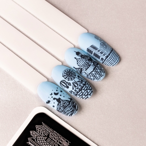 TNL Пластина для стемпинга №84 Premium