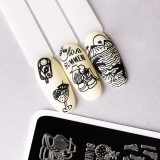 TNL Пластина для стемпинга №85 Premium