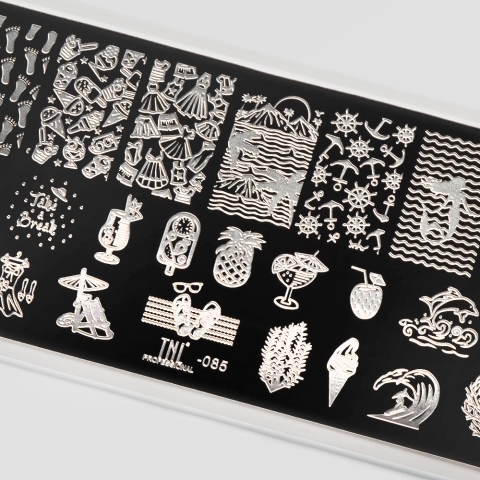 TNL Пластина для стемпинга №85 Premium