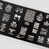 TNL Пластина для стемпинга №91 Premium