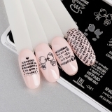 TNL Пластина для стемпинга №91 Premium