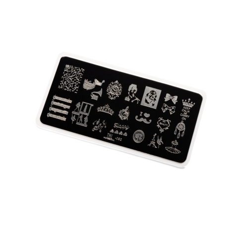 TNL Пластина для стемпинга №92 Premium