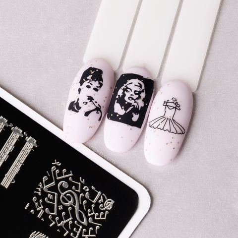 TNL Пластина для стемпинга №92 Premium