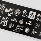 TNL Пластина для стемпинга №92 Premium