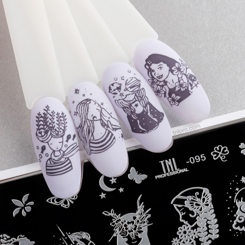 TNL Пластина для стемпинга №95 Premium