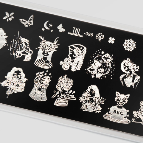 TNL Пластина для стемпинга №95 Premium