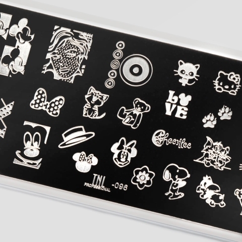 TNL Пластина для стемпинга №96 Premium