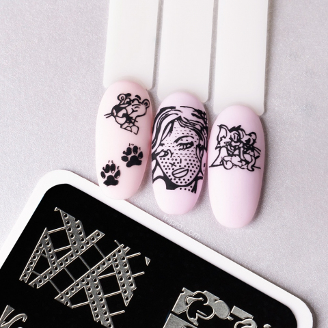 TNL Пластина для стемпинга №96 Premium