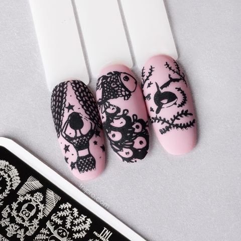 TNL Пластина для стемпинга №98 Premium