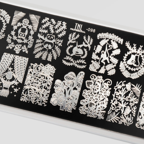 TNL Пластина для стемпинга №98 Premium