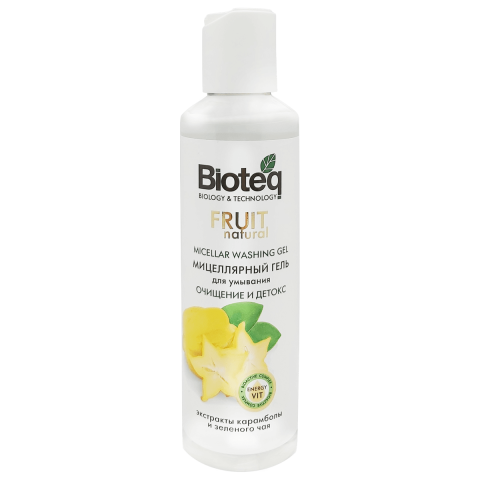 BioTeq Мицеллярный гель для умывания Очищение и детокс, 180 мл.