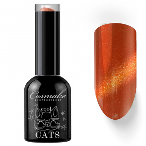 Cosmake 29 Гель-лак Кошачий глаз Оранжево-коралловый, 11 мл.