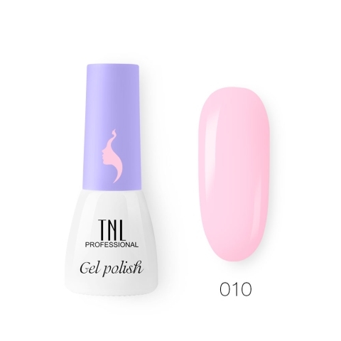 TNL Гель-лак 8 Чувств Mini №010 пастельно-сиреневый, 3,5 мл.