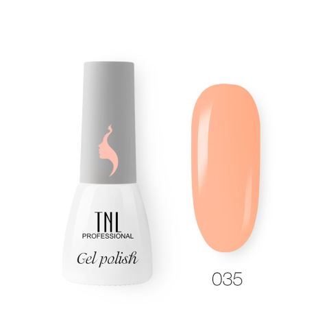 TNL Гель-лак 8 Чувств Mini №035 персиковый, 3,5 мл.