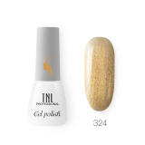 TNL Гель-лак 8 Чувств Mini №324 золотой зездопад, 3,5 мл.